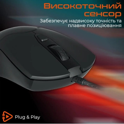 Мишка Meetion GM21 USB Black (MT-GM21_2023-A) Вінниця - фото 3