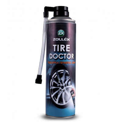 Герметик автомобільний Zollex подкачка (ремонт шин) 450 мл (T-522Z) Вінниця - фото 1
