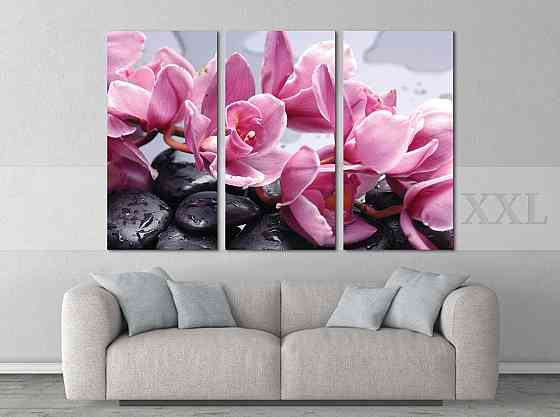 Модульна картина Квіти Камені Art-16_XXL Київ