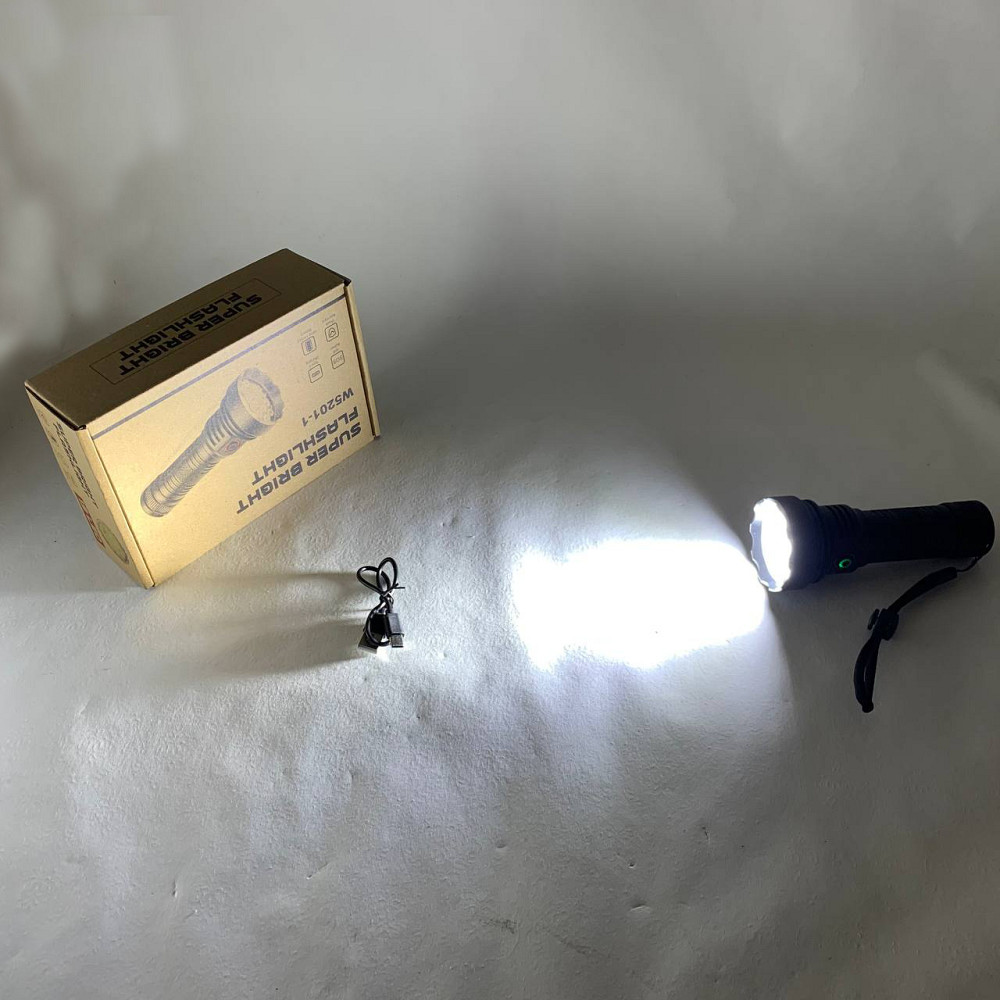 Ліхтарик світлодіодний ручний акумуляторний портативний, Військовий армійський ліхтар нашоломний TH-61 Івано-Франківськ - фото 4