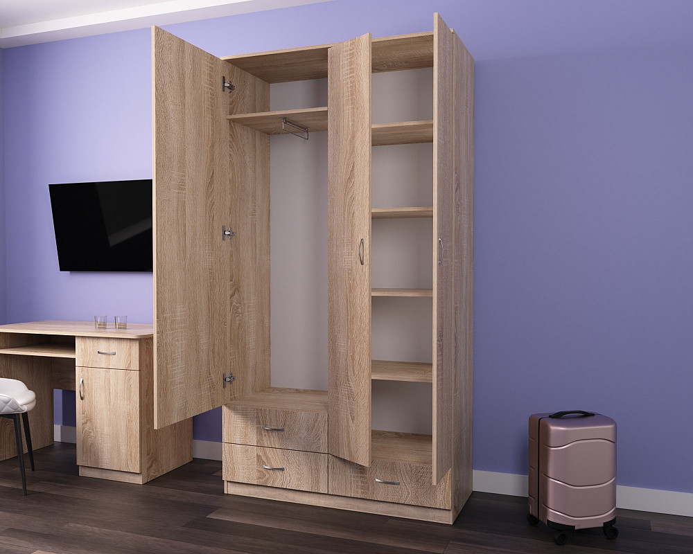 Прихожая ГКШ-8, Дуб Сонома, 1120/480/2100 Львов - изображение 2