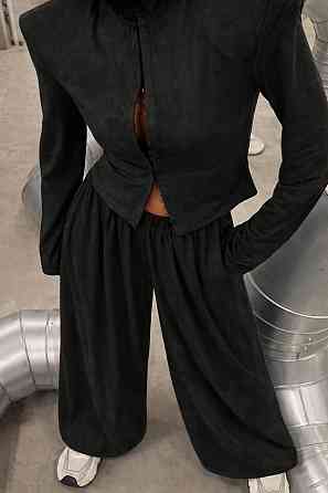 Женский стильный повседневный костюм из замшителя дайвинга Одесса