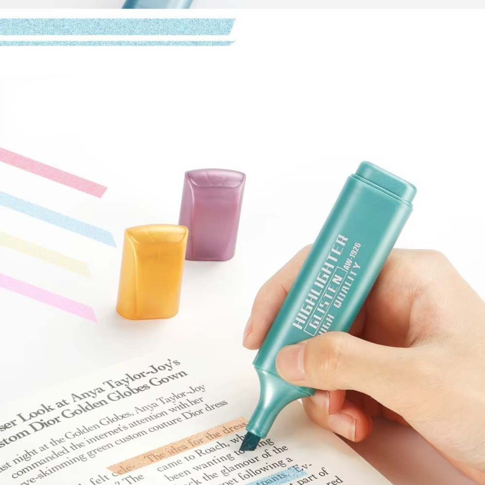 Маркери глітерні, набір 8 шт для малювання та творчості, металік, преміум-якість, флуоресцентні маркери з ефектом мерехтіння Кам'янець-Подільський - фото 6