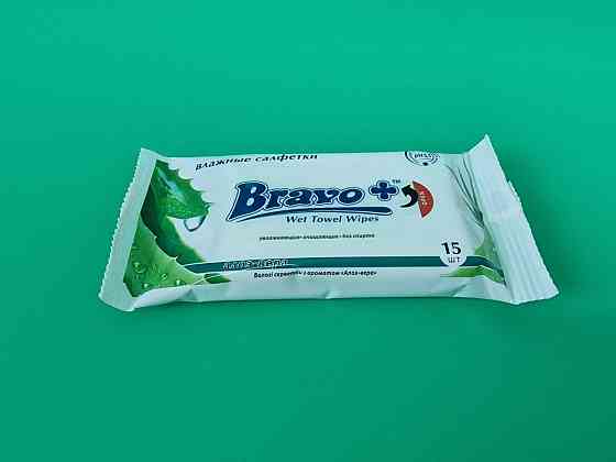 Влажная салфетка  15 шт 