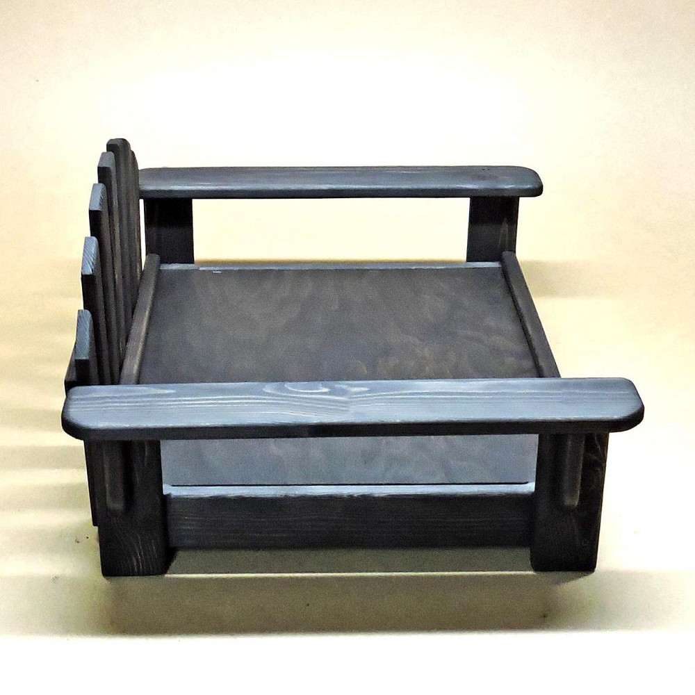 Лежак дерев'яний для собаки "Бламонт 45х55" венге Миколаїв - фото 4