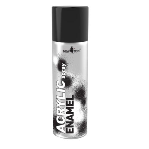 Автоемаль 500мл 9005 чорний глян. акрилова аерозоль NEW TON Житомир - изображение 1