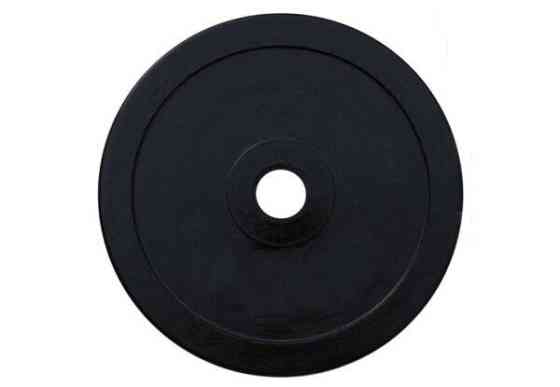 Диск прогумований 10 кг на олімпійський гриф 50 мм Гантелі, гирі, штанги і диски металевий Київ