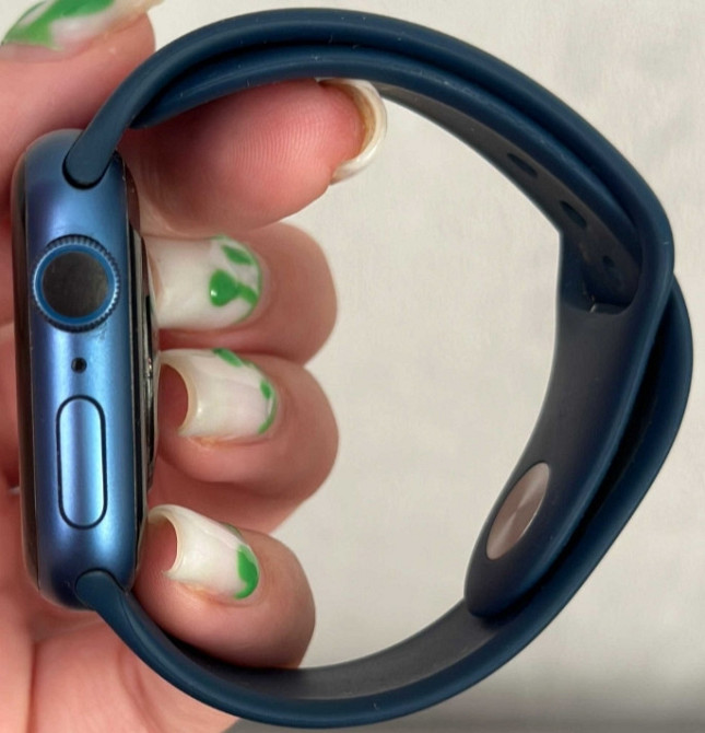 Смарт-Часи: Apple Watch Series 7 41 mm. 97%акб. Blue Aluminium Cace Київ - фото 6