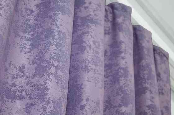 Комплект готових штор VR-Textil Жакард Sultan XO № 1285ш Лавандовий 150х270 см 2 шт (33-0132) Київ