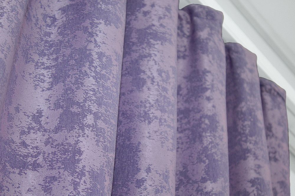 Комплект готових штор VR-Textil Жакард Sultan XO № 1285ш Лавандовий 150х270 см 2 шт (33-0132) Київ - фото 5