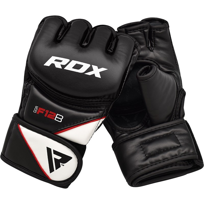 Рукавички для ММА змішаних єдиноборств рукопашного бою ММА RDX Rex Leather Black розмір L Київ - фото 5