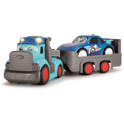 Спецтехніка Dickie Toys Вантажівка АВС "Тедді" зі звук. та світл. ефектами, з причепом та машинкою, 60 см (4119002) Вінниця - фото 1