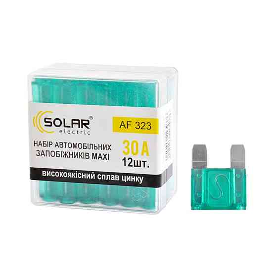 Набір запобіжників Solar "максі", цинковий сплав 30А, 12шт Київ