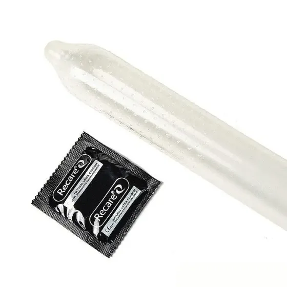 Презервативи Holographic Recare Ice Cream Big Dotted Condoms 12 шт, з пухирцями, аромат: морозиво Львів