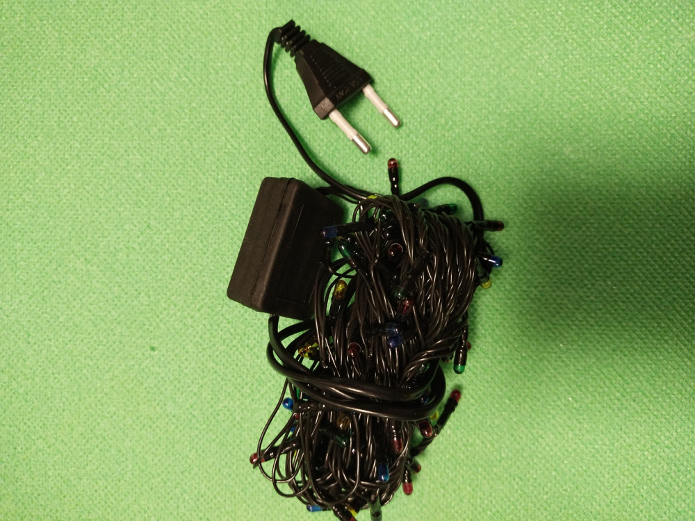 Светодиодная гирлянда 4м 100 Led разноцветный Киев - изображение 3