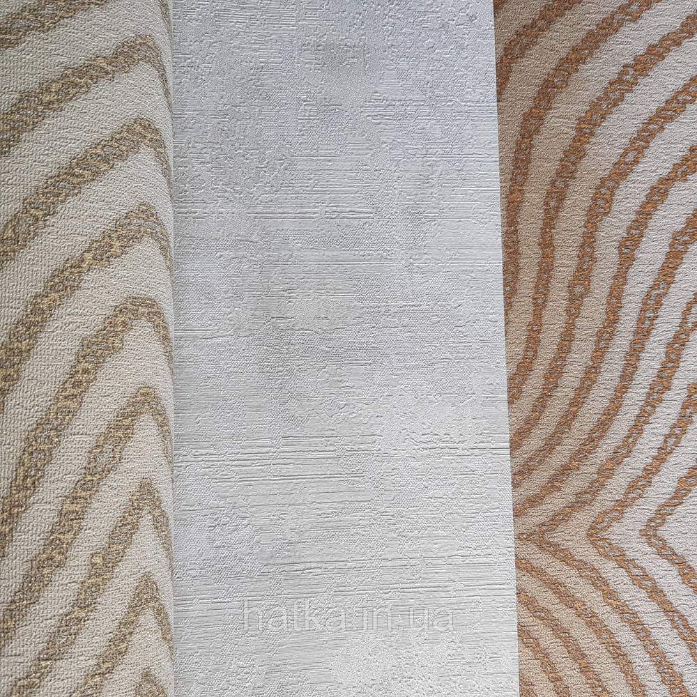 Шпалери метрові вінілові на флізелін 24 Carati Cristiana Masi під штукатурку структурні бежеві кремові Київ - фото 2