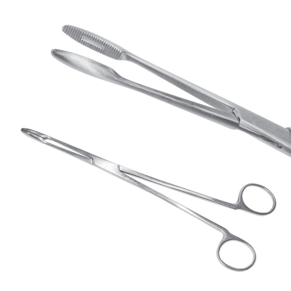 Зажим Maier, 26,5 см, прямой, J-18-531 Днепр - изображение 1