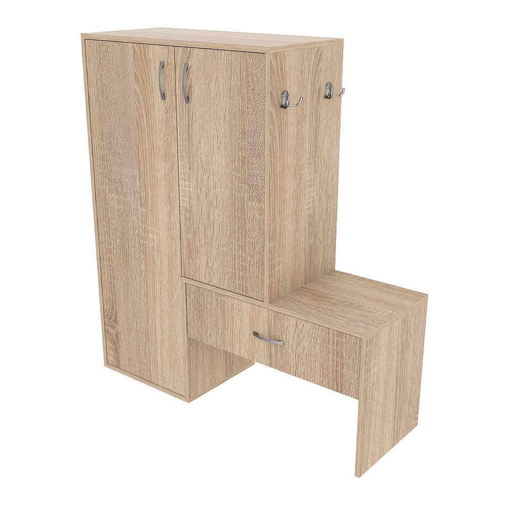 Тумба для обуви №6, Дуб Сонома, 1100/360/1200 Львов - изображение 1