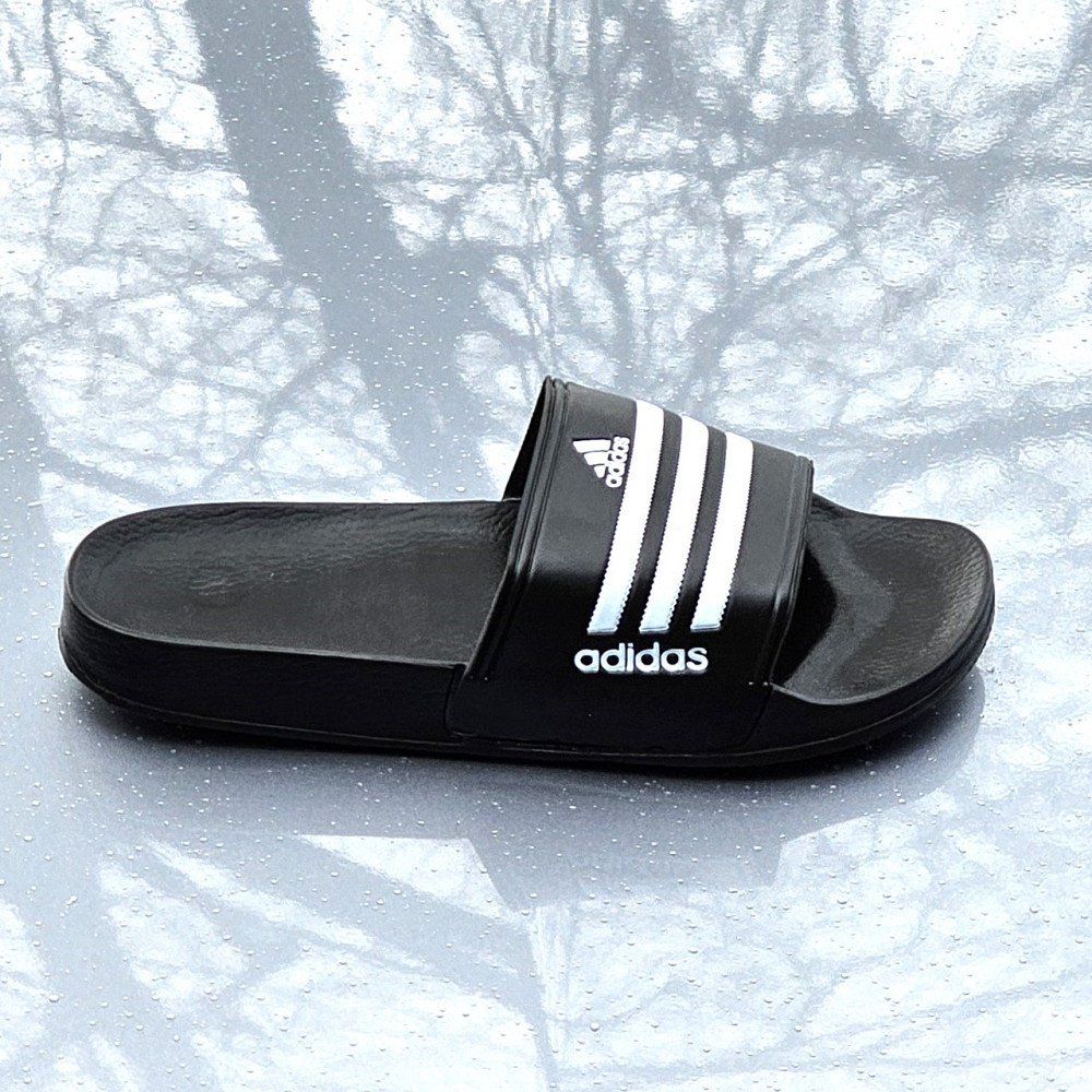 Шльопанці Adidas Чорні Сланці Тапочки Білі Адідас Жіночі (розміри: 36,37,38,39,40,41) Дніпро - фото 9