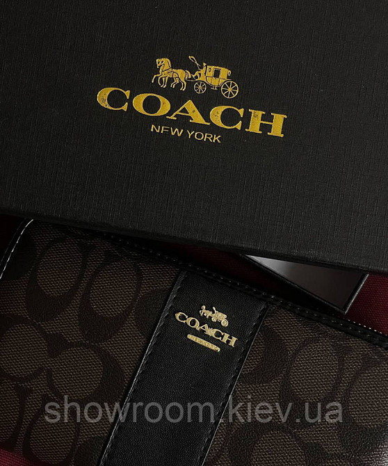 Женский кошелек на молнии Coach (1375-1) Киев - изображение 3