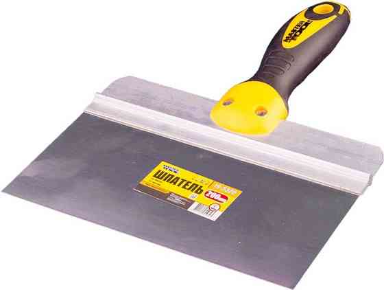 Шпатель MASTERTOOL AL-PROFI 200х85 мм TPR ручка ударний 19-5320 Ровно