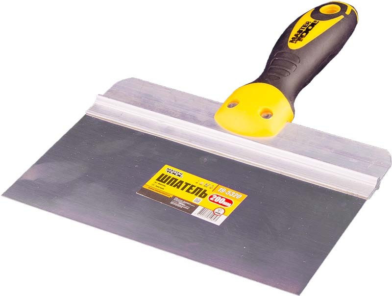Шпатель MASTERTOOL AL-PROFI 200х85 мм TPR ручка ударний 19-5320 Ровно - изображение 1