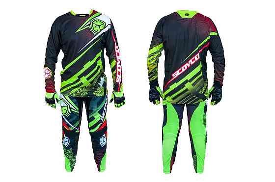 Костюм кросовий (чорно-зелений size L) SCOYCO Мукачево