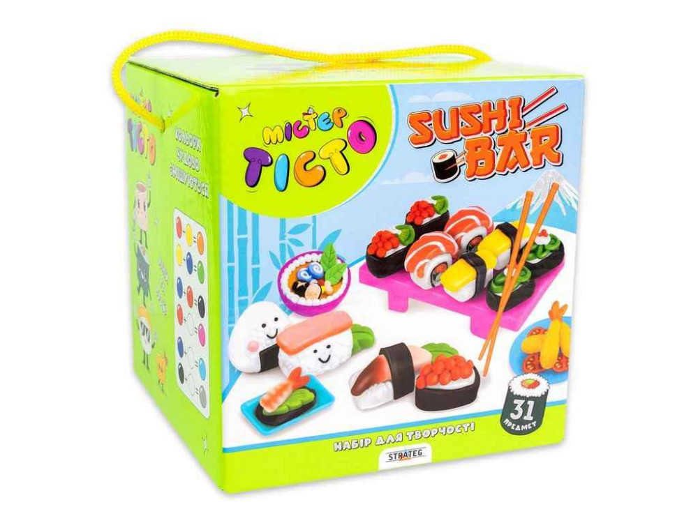 Набор для творчества Мистер тесто Sushi Bar на украинском языке 41013 ТМ STRATEG Киев - изображение 1