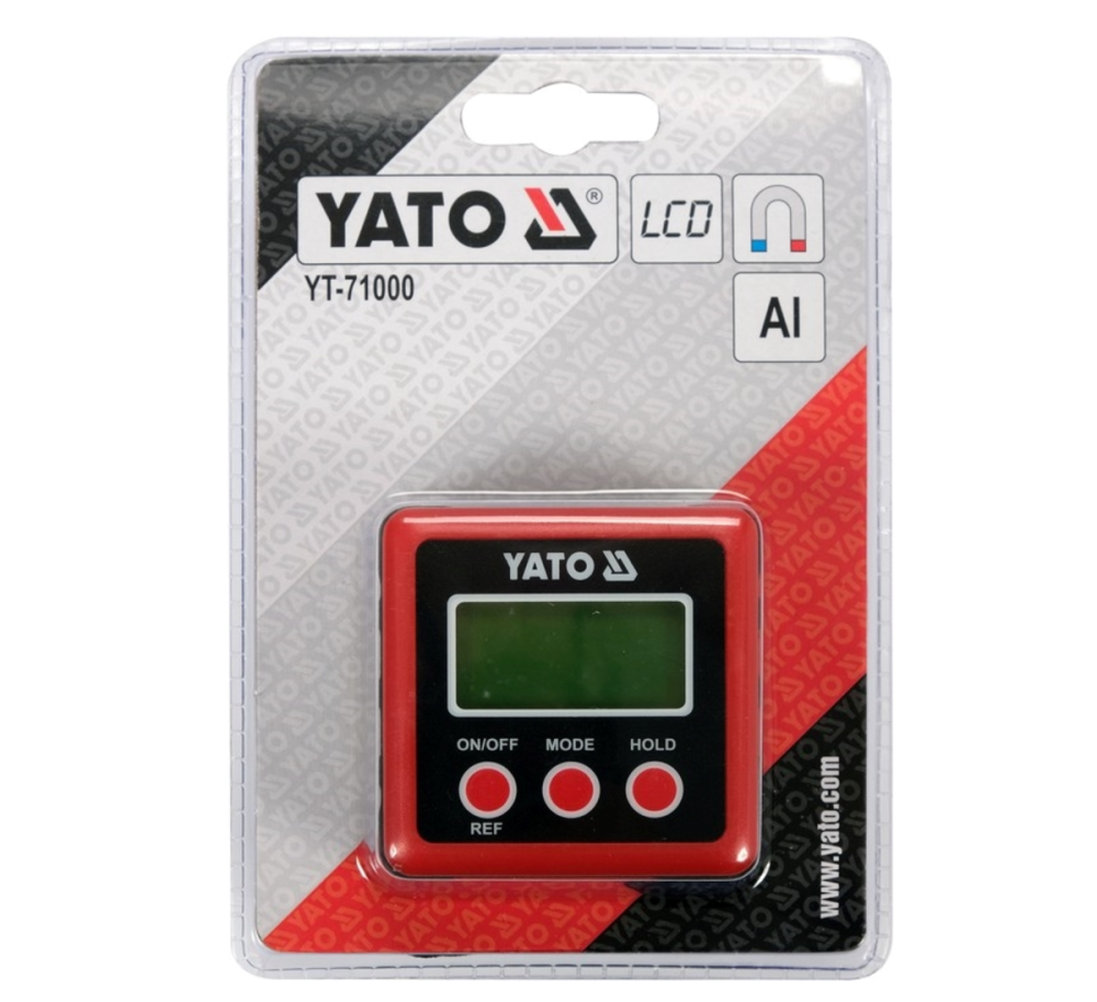 Кутомір електронний YATO; діапазон 4х 0-90° з живленням від 2 батарейок 1,5 В тип ААА [9] Одеса - фото 4
