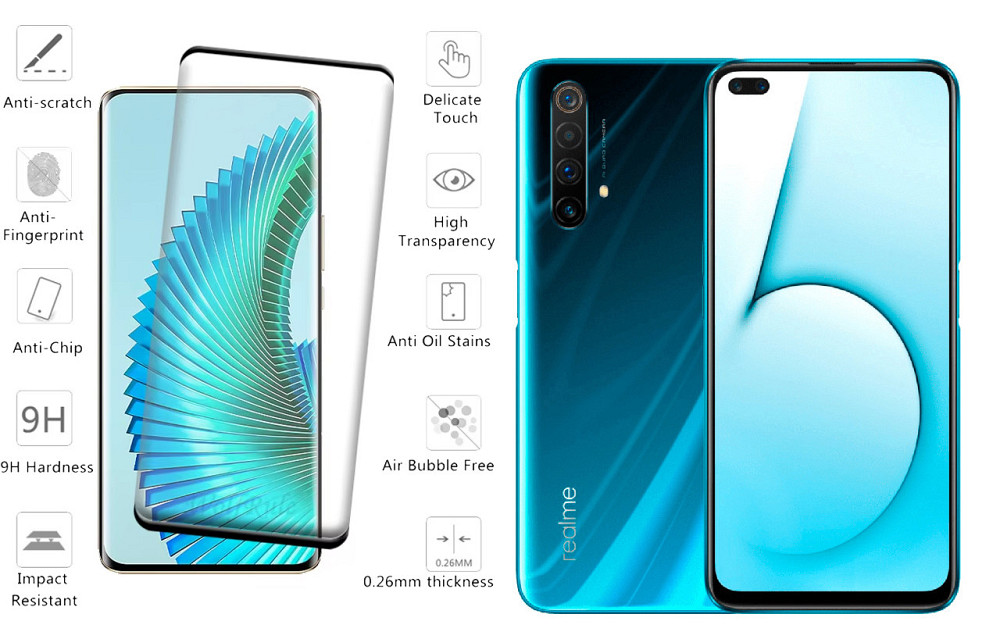Захисне скло HyperGlass Pro для Realme X50 – максимальна чутливість та захист Київ - фото 2