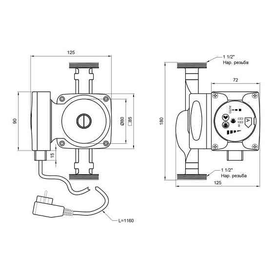 Насос циркуляционный Thermo Alliance LPSA 25/60/180 Киев