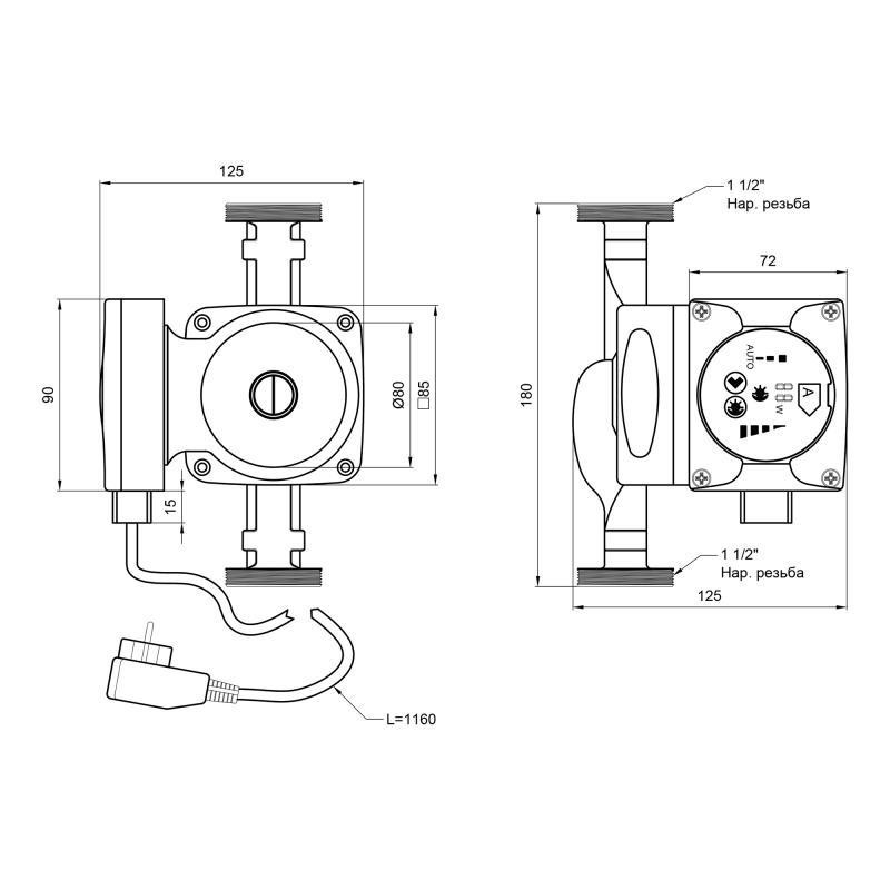 Насос циркуляционный Thermo Alliance LPSA 25/60/180 Киев - изображение 2