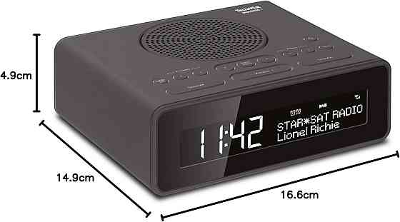 Будильник TechniSat Digitradio 51 DAB+ FM с двумя будильниками таймер сна регулируемая яркость дисплея черный Киев