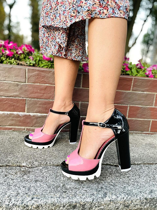 No brend Босоніжки жіночі K1-5 рожеві (літо, еко-лак) (909) Коломия - фото 7