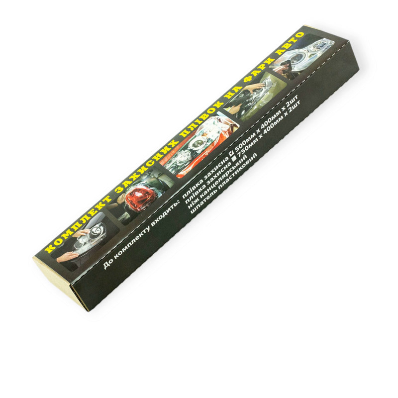 Плівка захисна від сколів "на фари" 500х400мм (2шт) прозора Мукачево - фото 1