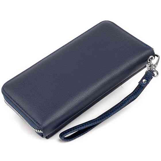 Кошелек универсальный женский Темно-синий (ST Leather) Киев
