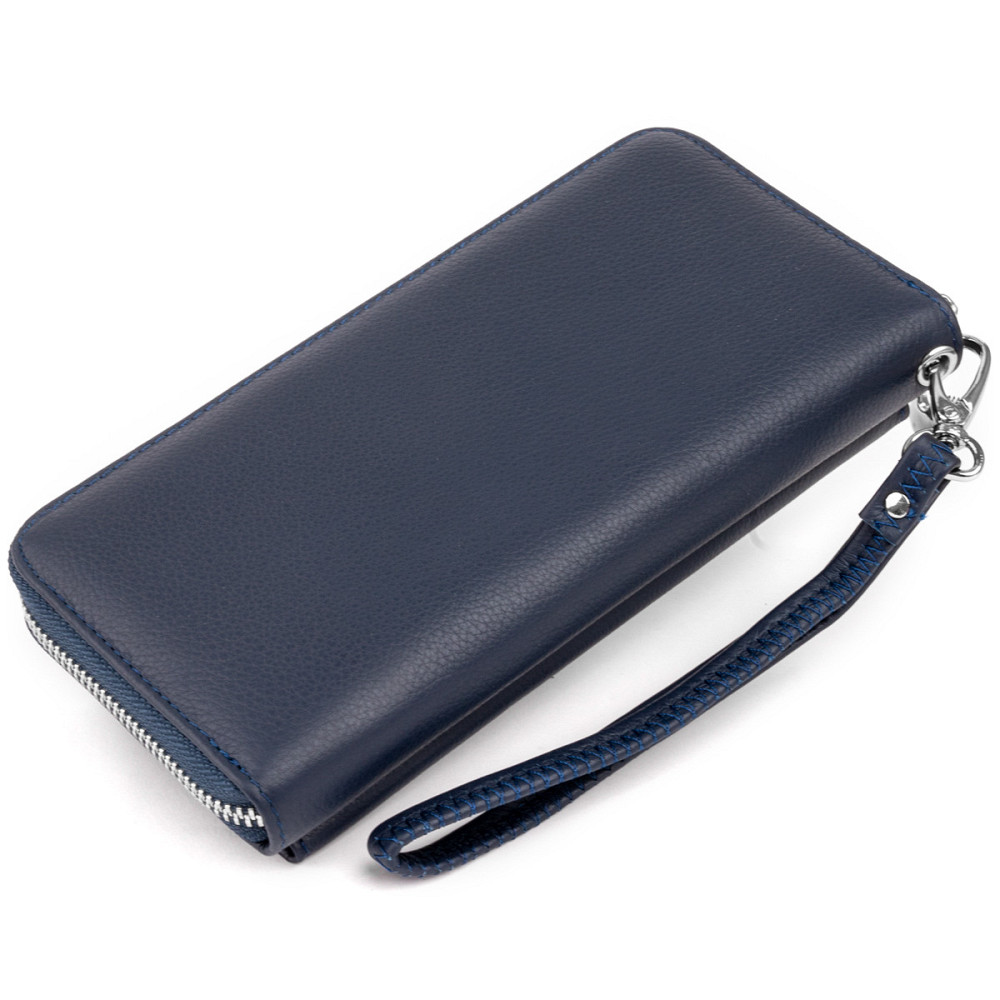 Кошелек универсальный женский Темно-синий (ST Leather) Киев - изображение 6