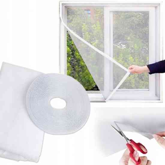 Антимоскітна сітка на вікно 150х200см на самоклеючій стрічці Вінниця