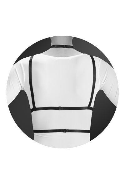 Портупея на груди Bijoux Pour Toi - LAURA, еластичний поліестер Sex Aura Київ - фото 2