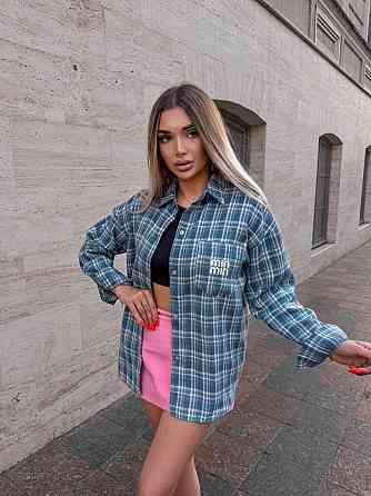 Жіноча сорочка в клітинку ( з накатом) Одеса