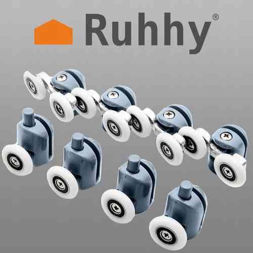 Ролики для душової кабіни 23 мм 8 шт. комплект Ruhhy (KK9646) Нововолинськ