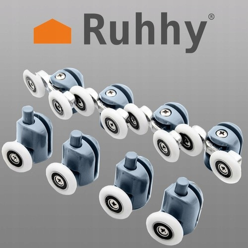Ролики для душевой кабины 23 мм 8 шт. комплект Ruhhy (KK9646) Нововолынск - изображение 6