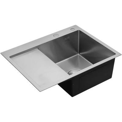 Мойка кухонная Kroner Geburstet-6350RHM (CV031321) Винница - изображение 7