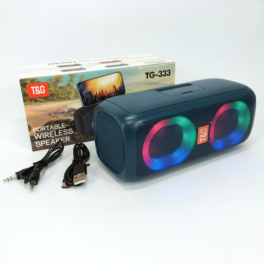 Колонка для вечірок з ду TG333, Bluetooth колонка з динамічним підсвічуванням usb s Bluetooth UW-38 Львів - фото 4