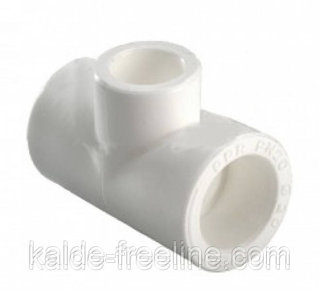 ТРОЙНИК РЕДУКЦИОННЫЙ Kalde Тройник пер.∅ 40-25-40 белый Харьков - изображение 1