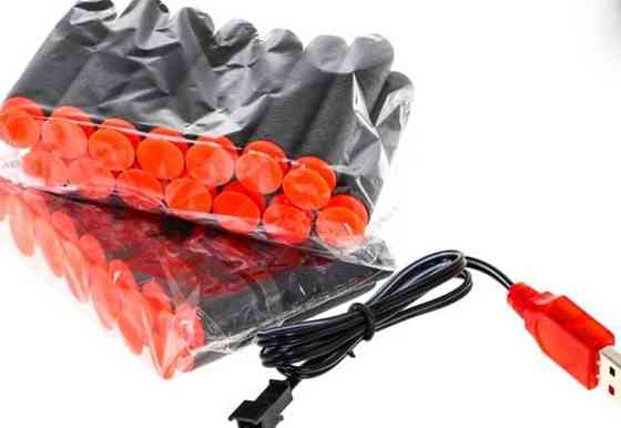 Игрушечный автомат пулемет бластер Growler детский с пулями детский. Харьков