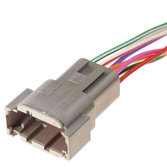 Електричний з'єднувач із дротом, 8-контактний, Спецтехніка, Сірий, Пластик, Київ