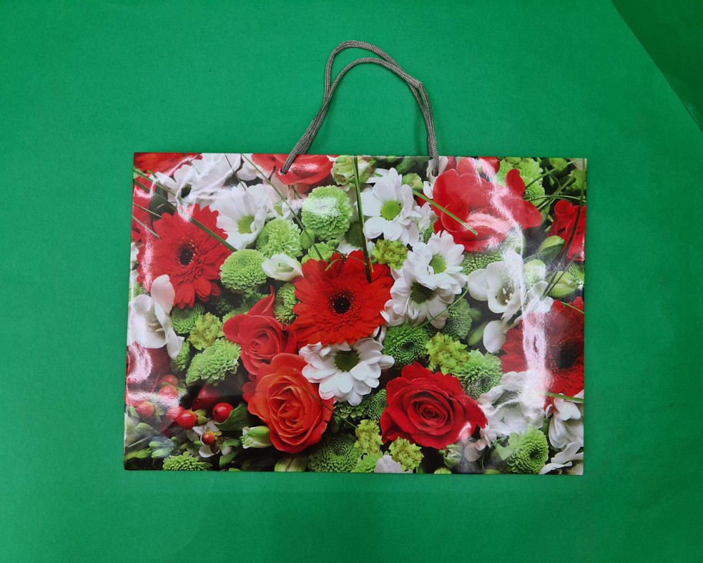 Бумажный большой горизонтальный пакет  36/22/10(артBG-004) (12 шт) Харьков - изображение 2