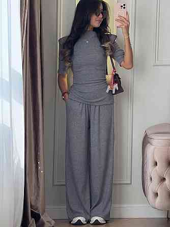 Жіночий стильний повсякденний костюм двійка рубчик Одеса