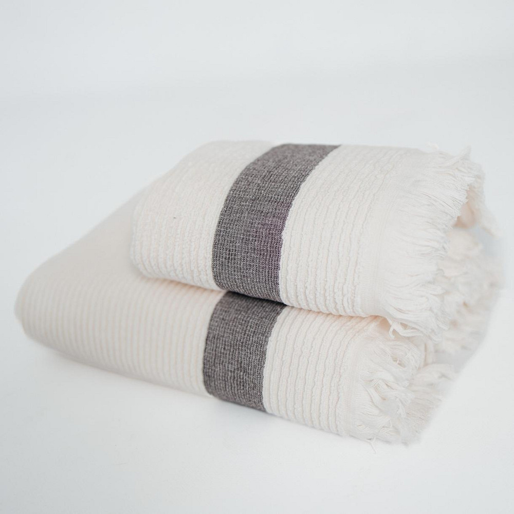 Набір Махрових рушників, Махра,Білий, 50/90 та 70/140 Київ - фото 1